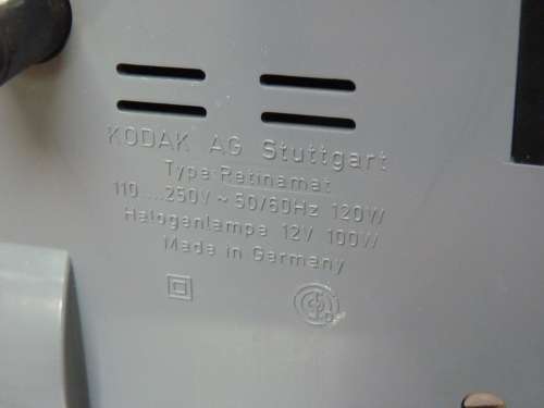 KODAK RETINAMAT PROJECTOR 100W with PROJAR 85MM LENS in working condition / VINTAGE