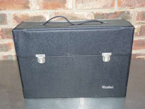 ROLLEI P66A 6X6 SLIDE PROJECTOR 24V/150W with 2 LENSES 150MM+180MM VINTAGE in working condition