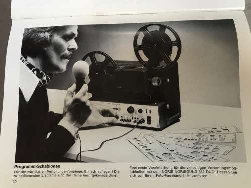 NORISOUND 332 DUO SUPER 8 / SINGLE 8 WITH AND WITHOUT SOUND COLLECTORS ITEM