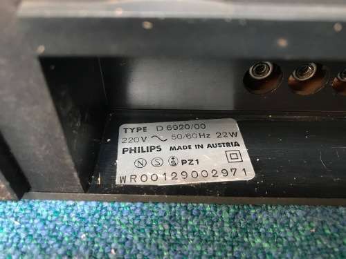 PHILIPS Stereo Portable AV AUDIO VISUAL D6920 Kassetten-Recorder  in very good condition