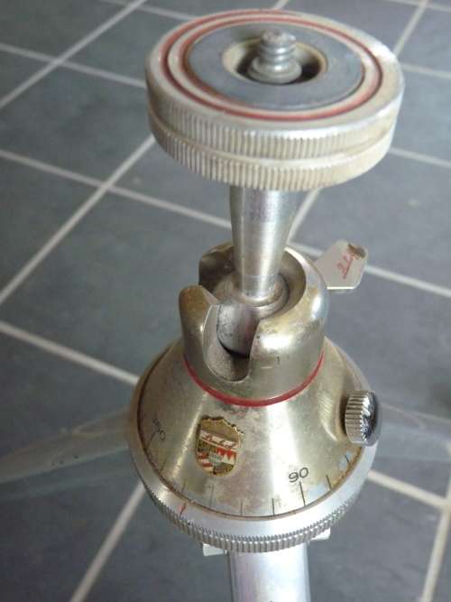 LINHOF TRIPOD ALUMINIUM WITH LINHOF HEAD, made in West Germany , collectors item, vintage