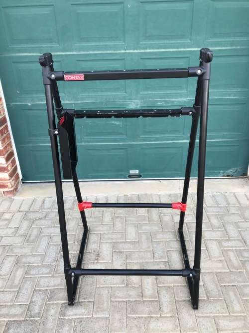 Manfrotto Tripod Display, very rare, size : Hight: approx 1,43m, Wide : approx 80cm, Depth: 70cm