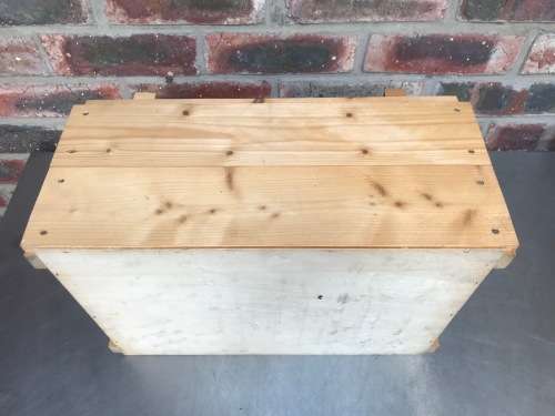 1x  wooden empty wine box , Landgoedwyn, goede hoop
