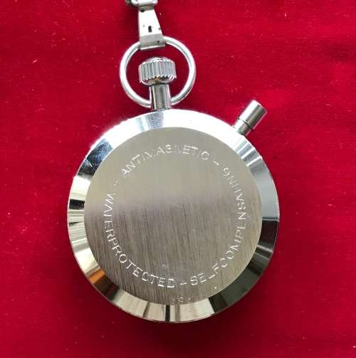 Vintage German Hanhart stopwatch 3 Steine (Jewels) shockproof 1/5sec