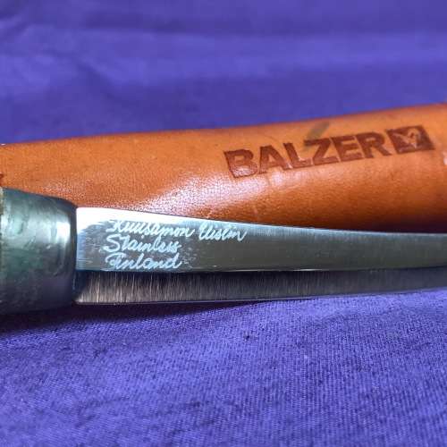 Balzer fish filet knife, vintage , collectors item, Kuusamon Vislin