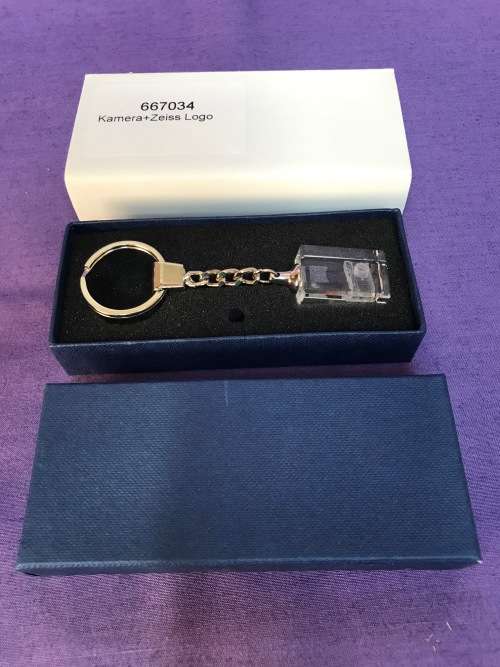 Zeiss Camera Glass Keyring keychain new