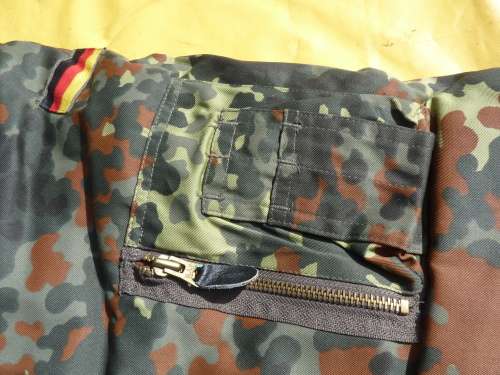 German Military Pilot Jacket camo Size S ,new