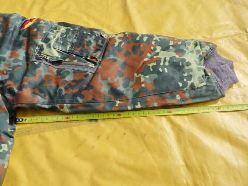 German Military Pilot Jacket camo Size S ,new