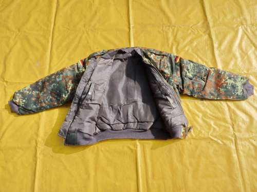 German Military Pilot Jacket camo Size S ,new