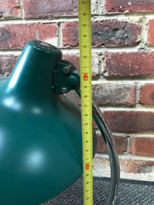 1X Office desk lamp vintage,retro,rare,light green or green, in working condition,ONE LAMP FOR R1299