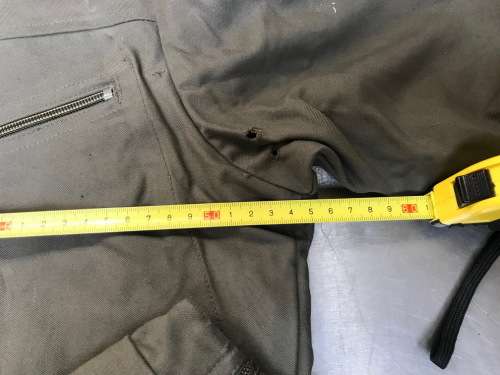 German Military Overall dark green winter-inlet size Gr. 2 160-170 not used