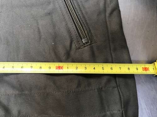 German Military Overall dark green winter-inlet size Gr. 2 160-170 not used