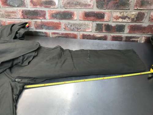 German Military Overall dark green winter-inlet size Gr. 2 160-170 not used