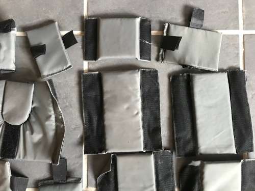 Photo bag inlets Lot 1,  22 pieces  mainly tamrac parts