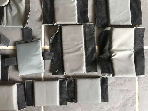 Photo bag inlets Lot 1,  22 pieces  mainly tamrac parts