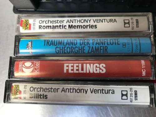 Vintage music tapes 96 tapes , collectors item, mixed music ,tape