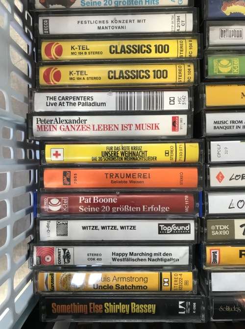 Vintage music tapes 96 tapes , collectors item, mixed music ,tape