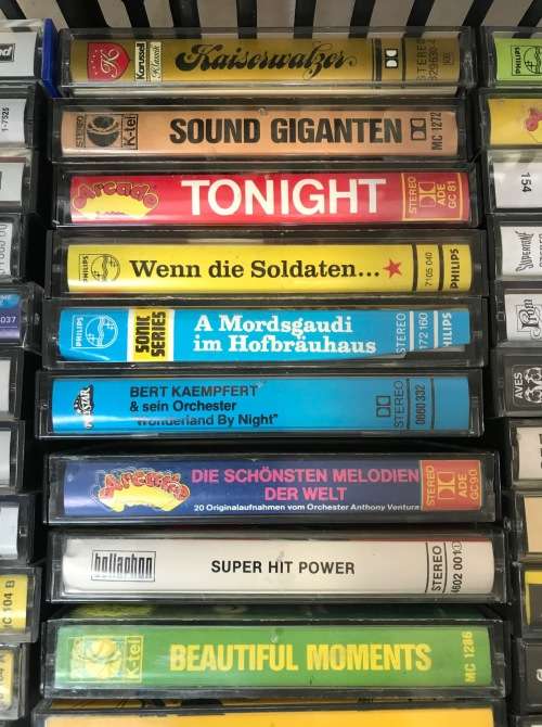 Vintage music tapes 96 tapes , collectors item, mixed music ,tape