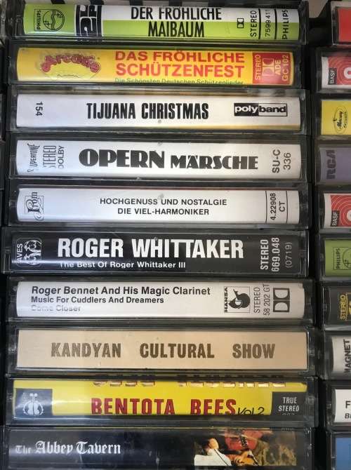 Vintage music tapes 96 tapes , collectors item, mixed music ,tape