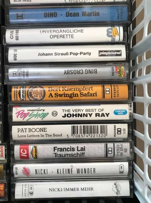 Vintage music tapes 96 tapes , collectors item, mixed music ,tape