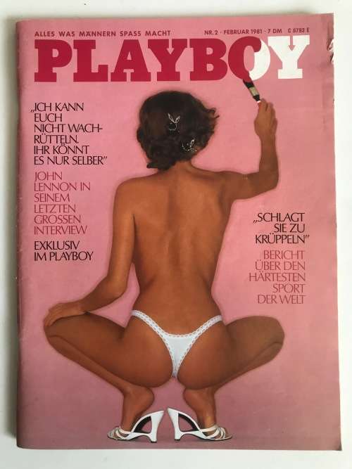 PLAYBOY magazine Nr. 2 Februar 1981, vintage, rare, in german