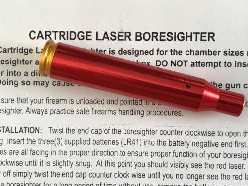 .30-06 .25-06 .270 Laser Bore Sighter Red Dot Sight (red shell)