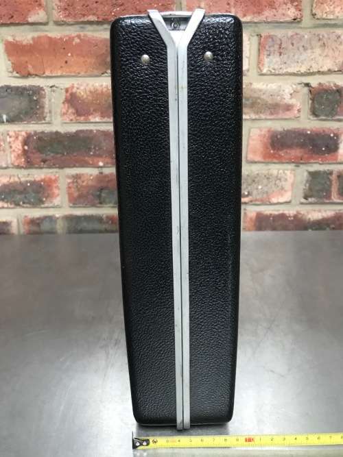 Vintage Samsonite Classic Black Hard Shell Slim Brief Case with Combo Lock, from 70/80ties Germany