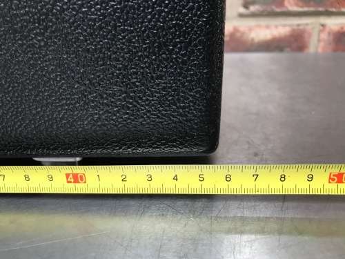 Vintage Samsonite Classic Black Hard Shell Slim Brief Case with Combo Lock, from 70/80ties Germany