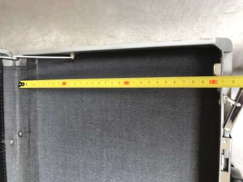 Vintage Samsonite Classic Black Hard Shell Slim Brief Case with Combo Lock, from 70/80ties Germany