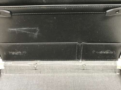 Vintage Samsonite Classic Black Hard Shell Slim Brief Case with Combo Lock, from 70/80ties Germany