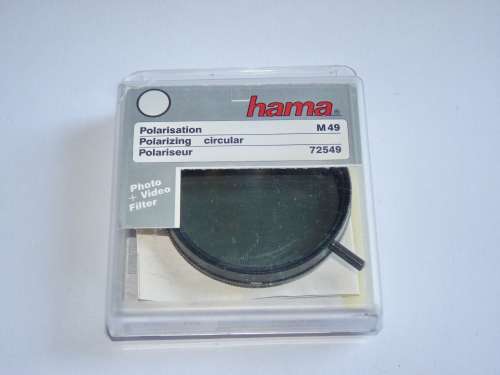 Hama 49mm Pol Circular,49mm Filter Thread,Polarizing Filter, polarized