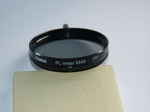 Hama Pol linear 49mm ,49mm Filter Thread,Polarizing Filter, polarized