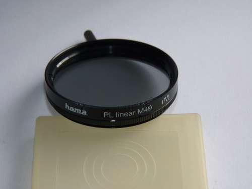 Hama Pol linear 49mm ,49mm Filter Thread,Polarizing Filter, polarized