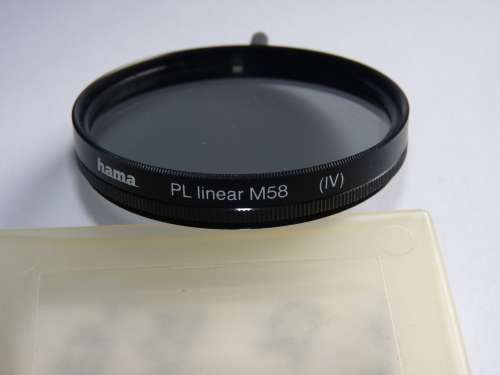 Hama Pol linear 58mm ,58mm Filter Thread,Polarizing Filter, polarized