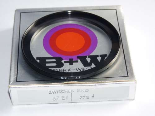BW Metal Adapter Ring F 77mm - L 67mm, B+W, Filter 77mm to Lens 67mm Offer valid until 15.6.25