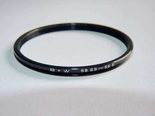 BW Metal Adapter Ring F 55mm - L 58mm, B+W, Filter 55mm to Lens 58mm