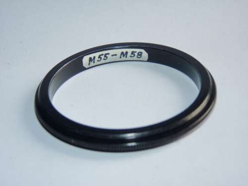 Metal Adapter Ring M 55 - M58 ,Coupling Reverse Macro Ring Adapter