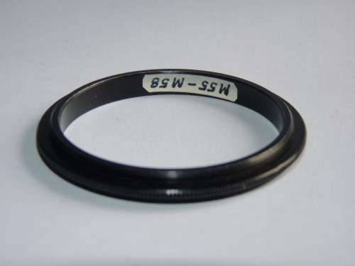 Metal Adapter Ring M 55 - M58 ,Coupling Reverse Macro Ring Adapter