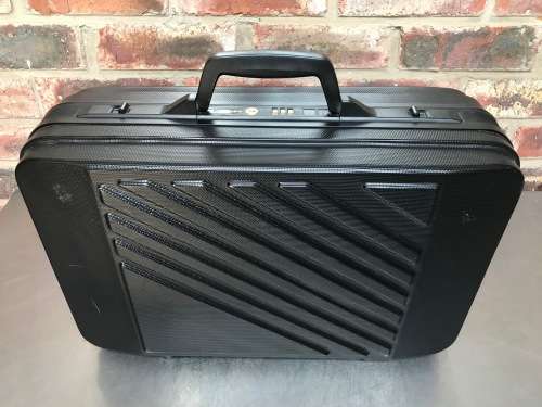 Hakuba Video Camera Case (hard shell) black 18cmx32cmx47cm ,  preowned , weight empty 2.4kg,