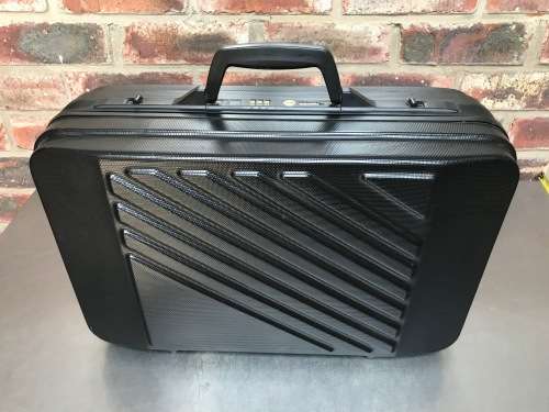 Hakuba Video Camera Case (hard shell) black 18cmx32cmx47cm ,  preowned , weight empty 2.4kg,