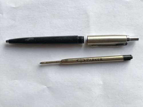 Vintage Parker made in England, black ink,rare,old, LOT 2 ,VINTAGE COLLECTORS ITEM