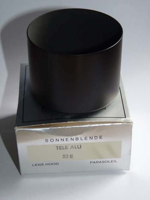 B+W Tele lens hood shade aluminium 52mm, original from Germany