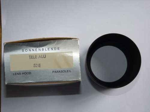 B+W Tele lens hood shade aluminium 52mm, original from Germany