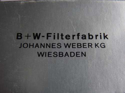 B+W Tele lens hood shade aluminium 52mm, original from Germany