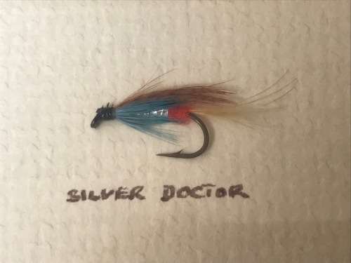 Wooden Frame with Trout Angle Fly Hooks Baits, made in Ireland, vintage, rare, from 1989