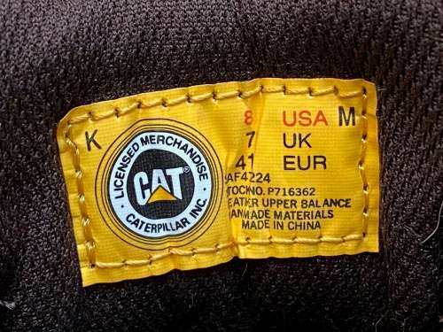 CAT , Caterpillar Leather Shoes , very good condition, size UK 7 / EUR 41 / USA M