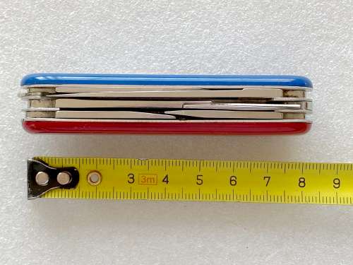 Victorinox Officier Suisse (blue and red) vintage, pocket knife,Switzerland,collectors item