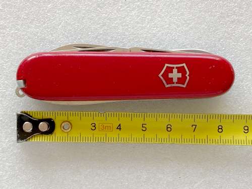 Victorinox Officier Suisse (blue and red) vintage, pocket knife,Switzerland,collectors item