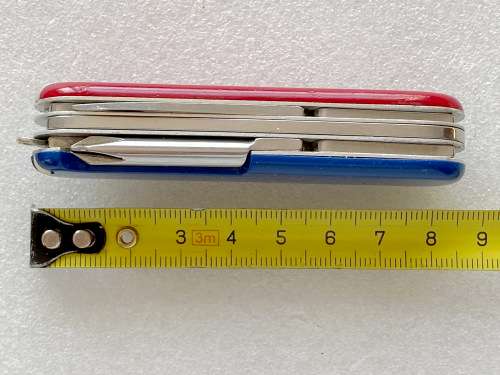 Victorinox Officier Suisse (blue and red) vintage, pocket knife,Switzerland,collectors item