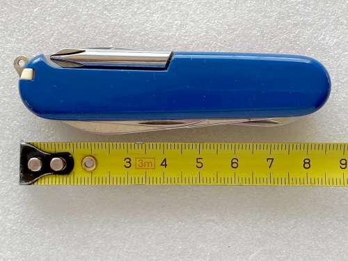 Victorinox Officier Suisse (blue and red) vintage, pocket knife,Switzerland,collectors item